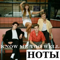 Know Me Too Well НОТЫ